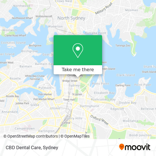 CBD Dental Care map