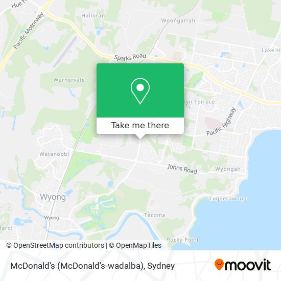 McDonald's (McDonald's-wadalba) map