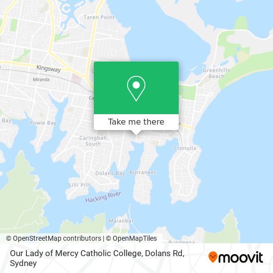 Mapa Our Lady of Mercy Catholic College, Dolans Rd