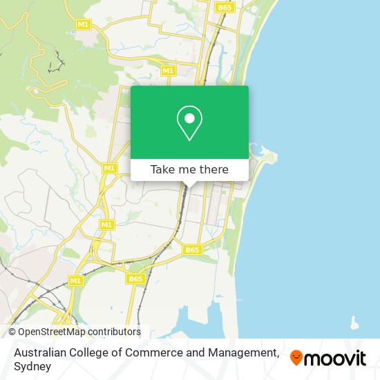 Australian College of Commerce and Management map