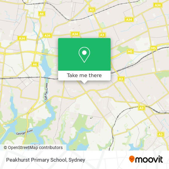 Peakhurst Primary School map