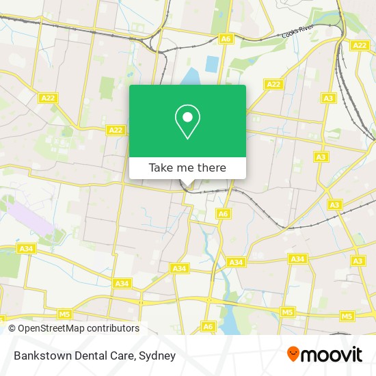 Mapa Bankstown Dental Care