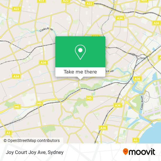 Joy Court Joy Ave map
