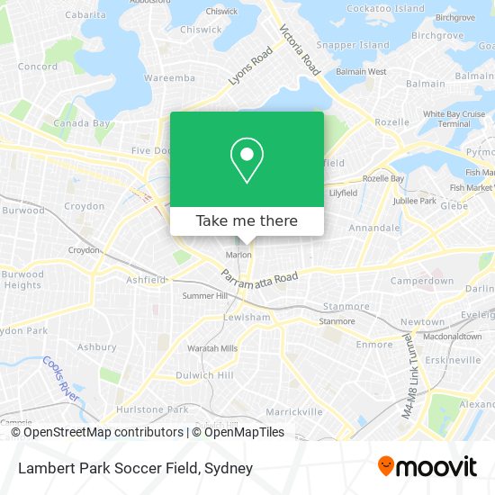 Lambert Park Soccer Field map