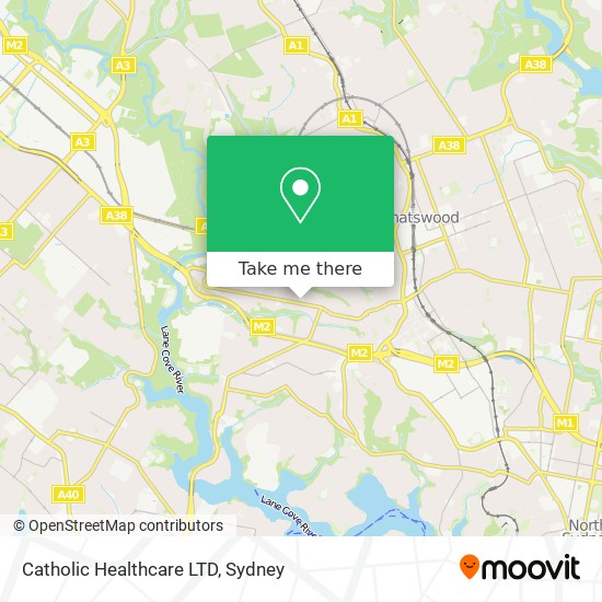 Catholic Healthcare LTD map