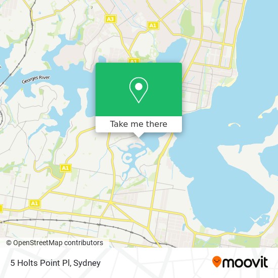 Mapa 5 Holts Point Pl