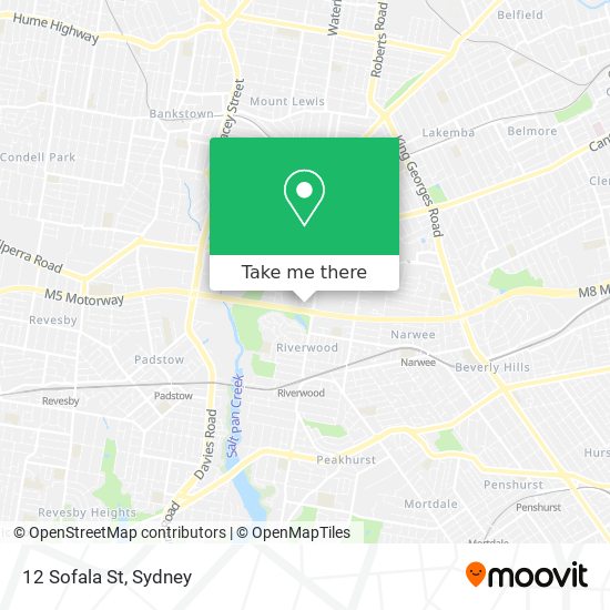 12 Sofala St map