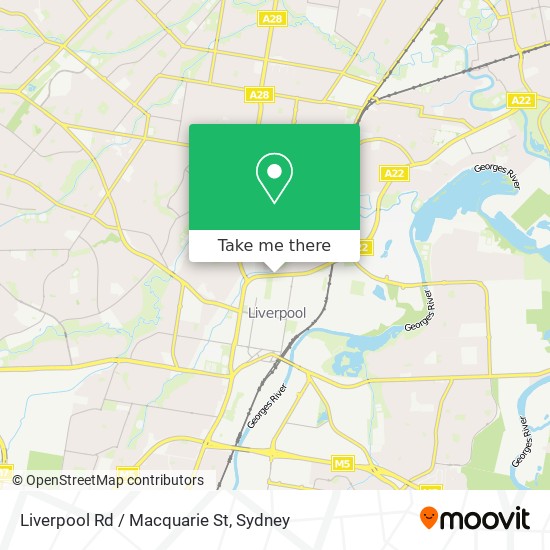 Liverpool Rd / Macquarie St map