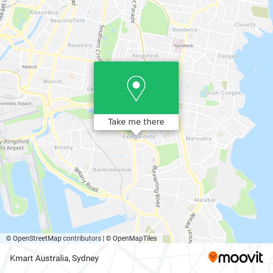 Kmart Australia map