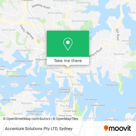 Accenture Solutions Pty LTD map