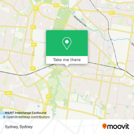 Mapa Sydney