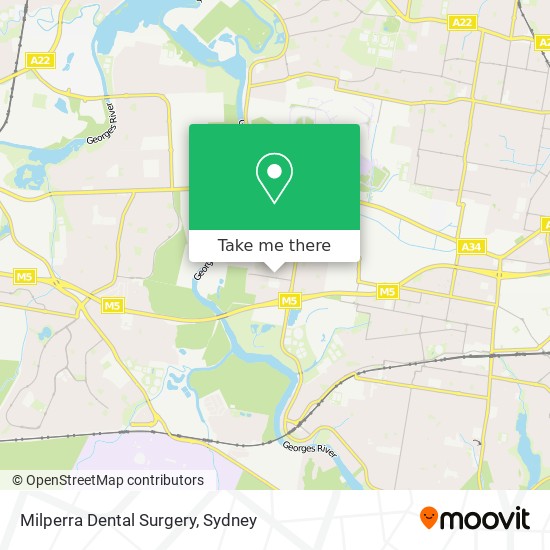 Milperra Dental Surgery map