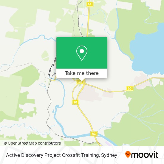 Active Discovery Project Crossfit Training map