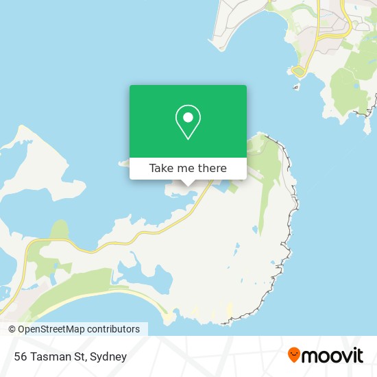 56 Tasman St map