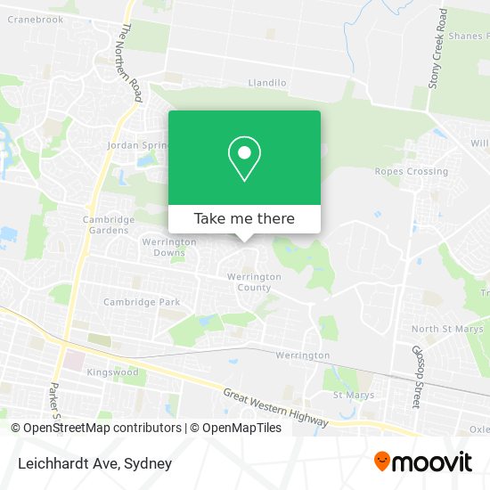 Leichhardt Ave map