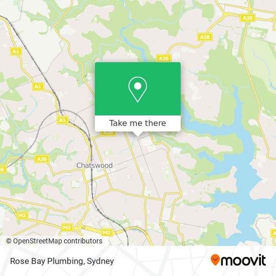 Mapa Rose Bay Plumbing
