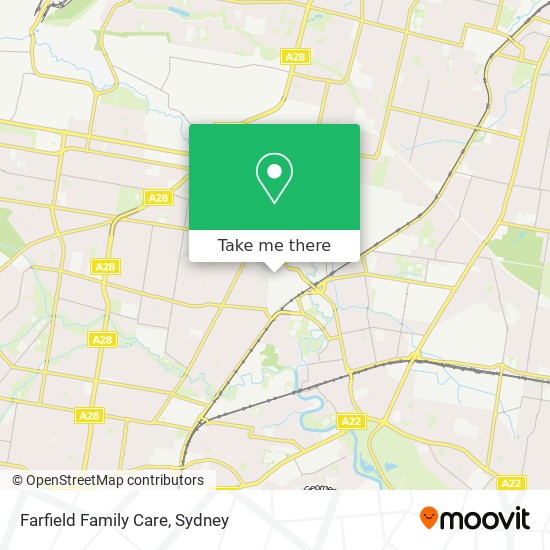 Farfield Family Care map