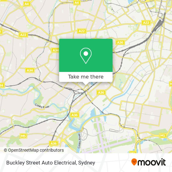 Buckley Street Auto Electrical map