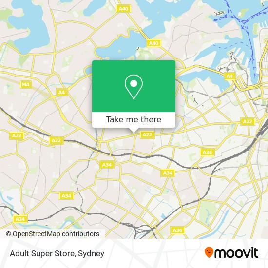 Mapa Adult Super Store