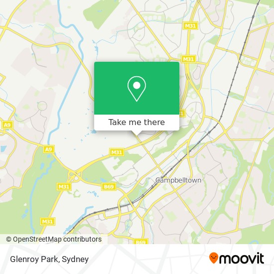Glenroy Park map