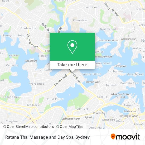 Ratana Thai Massage and Day Spa map