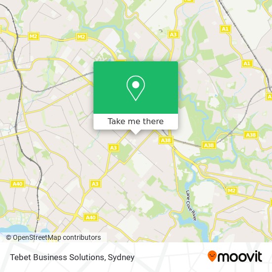 Mapa Tebet Business Solutions