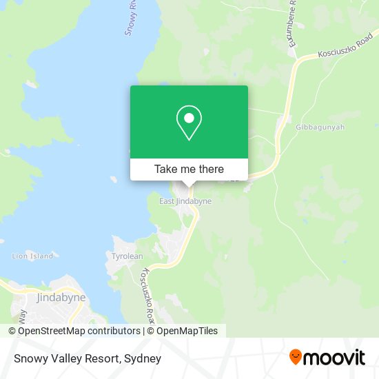 Snowy Valley Resort map
