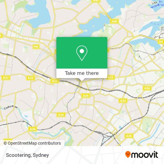 Scootering map