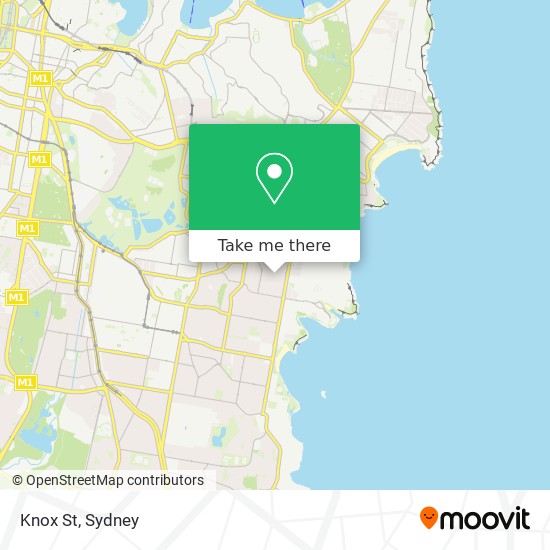 Knox St map