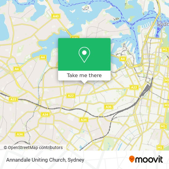 Annandale Uniting Church map