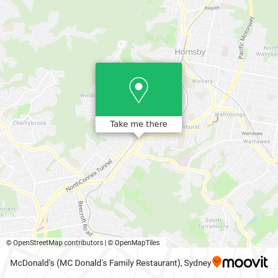 McDonald's (MC Donald's Family Restaurant) map