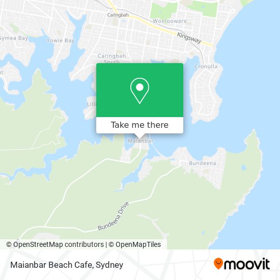Maianbar Beach Cafe map