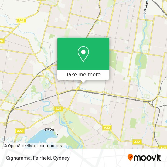 Signarama, Fairfield map