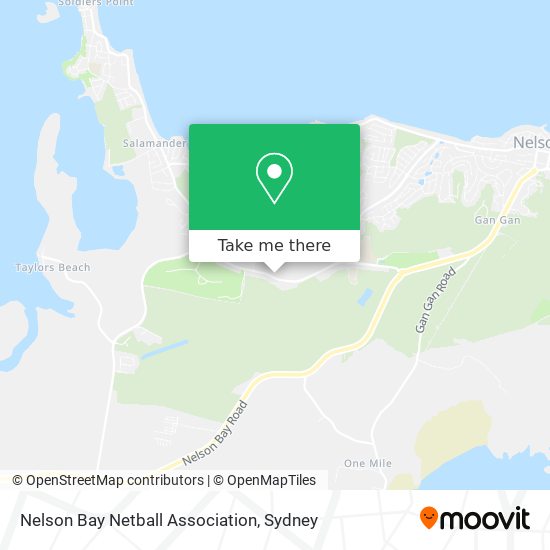 Mapa Nelson Bay Netball Association