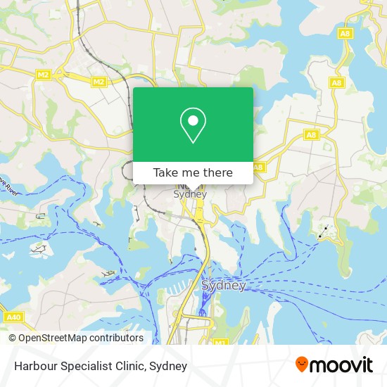 Harbour Specialist Clinic map