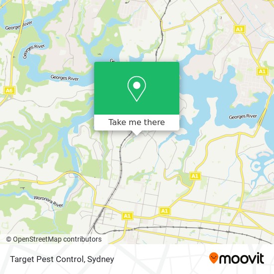 Mapa Target Pest Control