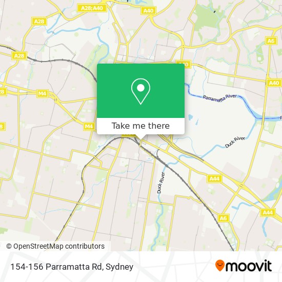 154-156 Parramatta Rd map