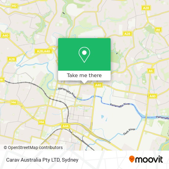 Mapa Carav Australia Pty LTD