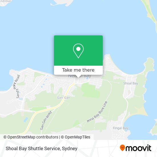 Shoal Bay Shuttle Service map