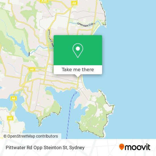 Pittwater Rd Opp Steinton St map