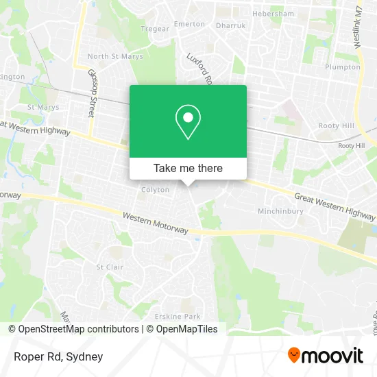 Roper Rd map