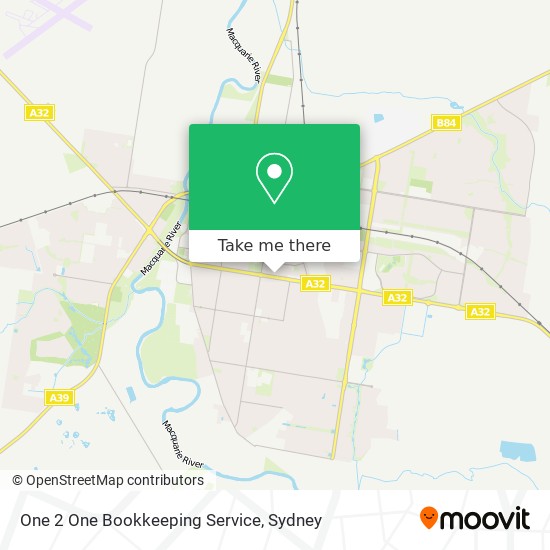 One 2 One Bookkeeping Service map