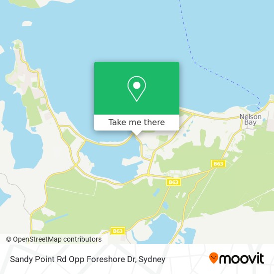 Sandy Point Rd Opp Foreshore Dr map