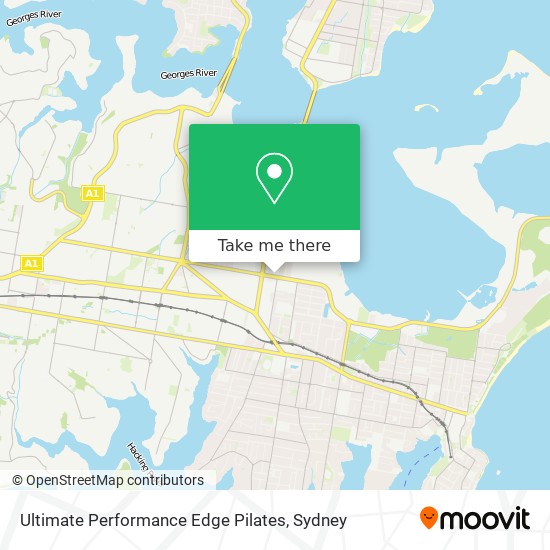 Ultimate Performance Edge Pilates map