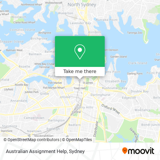 Australian Assignment Help map