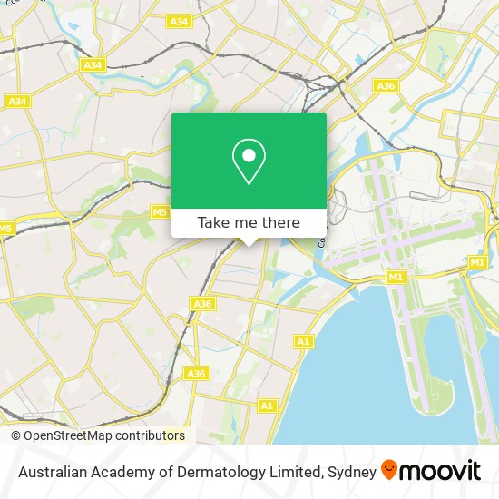 Mapa Australian Academy of Dermatology Limited