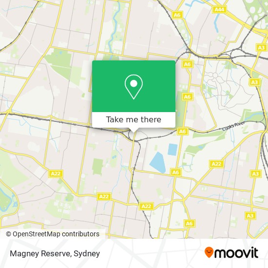 Mapa Magney Reserve