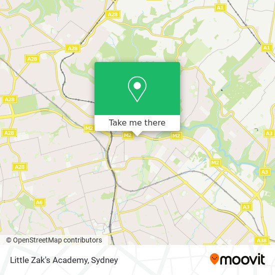 Mapa Little Zak's Academy