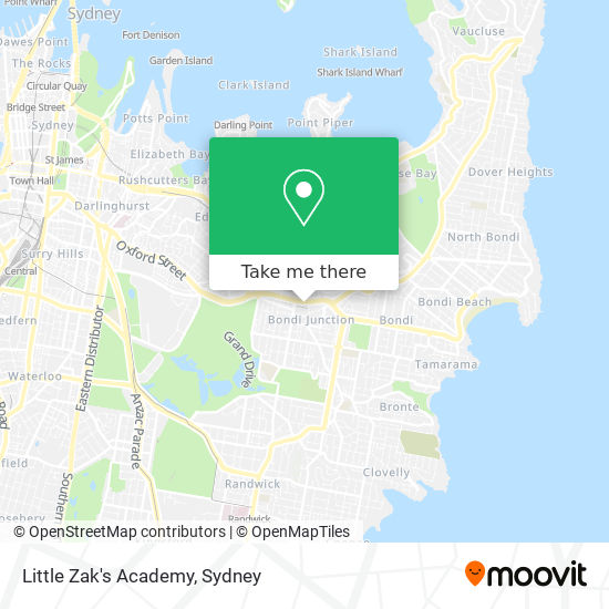 Mapa Little Zak's Academy