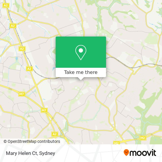 Mary Helen Ct map